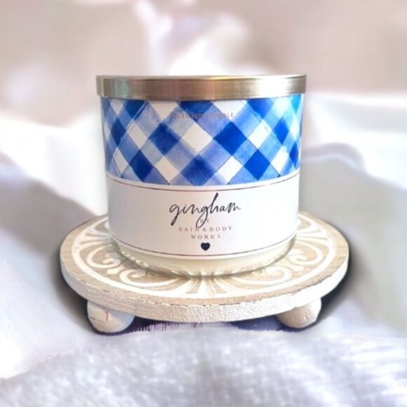 Bath And Body Works GINGHAM Candle BBW - Picture 6 of 6